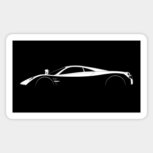 Pagani Huayra Silhouette Sticker